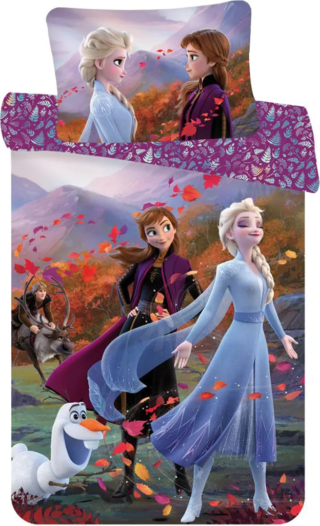 Disney Baby Kinder Bettwäsche Frozen 2 Anna, Elsa Und Olaf Bettdecke 100x135 Cm + Kopfkissen 40x60 Cm 100% Baumwolle 1 Disney Baby Kinder Bettwäsche Frozen 2 Anna, Elsa Und Olaf Bettdecke 100x135 Cm + Kopfkissen 40x60 Cm 100% Baumwolle
