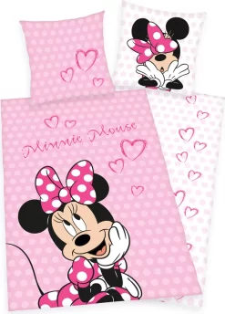 Disney´s Minnie Mouse Bettwäsche 80 X 80 + 135 X 200 Cm