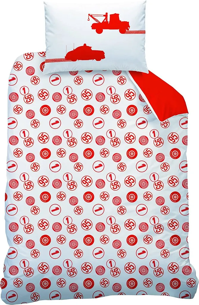 Disney CARS Jungen Bettwäsche Wendebettwäsche Kinderbettwäsche 110x140cm Baumwolle Rot 3 Disney CARS Jungen Bettwäsche Wendebettwäsche Kinderbettwäsche 110x140cm Baumwolle Rot – Bild 3