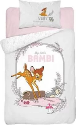 Baby Bettwäsche Disney Bambi Mit Klopfer 100 X 135 Cm