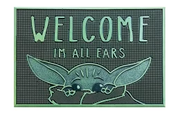 Disney Fußmatte Star Wars 60 X 40 Cm Gummi Grün, Farbe:grün