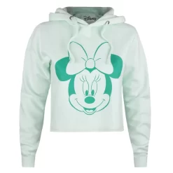 Disney - Kapuzenpullover Kurz Geschnitten Für Damen TV321 (M) (Seegrün)