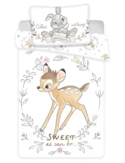 Disney Bambi Klopfer - Baumwoll-Bettwäsche - Set 100x135 40x60cm