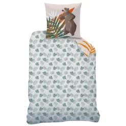 Disney Dschungelbuch Bettbezug, Happy - 140 X 200 Cm + 63 X 63 Cm - Baumwolle 6 Disney Dschungelbuch Bettbezug, Happy - 140 X 200 Cm + 63 X 63 Cm - Baumwolle -Disney 39e58ae38ede77459eee2a81dfb3bee8