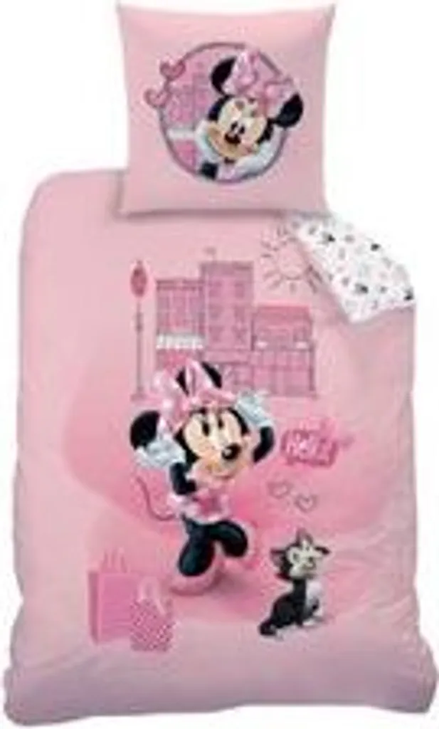 Bettwäsche Disney Minnie Mouse Downtown 80 X 80 Cm / 135 X 200 Cm 2 Bettwäsche Disney Minnie Mouse Downtown 80 X 80 Cm / 135 X 200 Cm – Bild 2