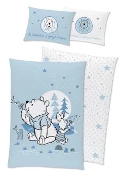 Disney Winnie The Pooh Kinder Bettwäsche 40x60cm + 100x135cm 100% Baumwolle Renforcé