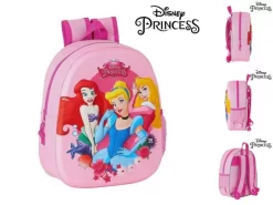 Kinderrucksack 3D Princesses Disney Rosa -Disney 49cf540a800c2a7f43c784d5eceed540