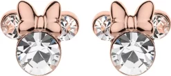Disney Kinder Ohrstecker Mickey Mouse Silber 925 Weiße Kristalle E905104PRWL