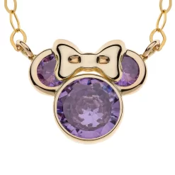 Disney NG001FEBL-157.CS Kinderkette Micky Maus Geburtsstein Februar 375 Gold