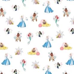 Disney Prinzessin Kinder-Bettwäsche 80x80 + 135x200 Cm · Arielle, Vaiana, Mulan, Belle, Rapunzel, Cinderella · 100% Baumwolle -Disney 863f052d2adf5539fb3b63499ea8f9b7