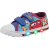 Disney Cars Sneakers Low Blinkies TELA BASSA Für Jungen Sneakers Low Klettverschluss LED Blinkschuhe Sneakers