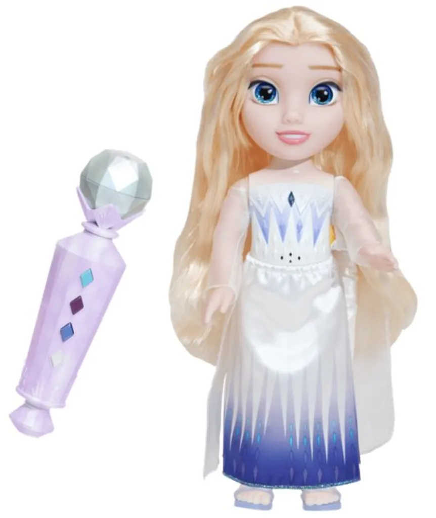 Disney Jakks Pacific Spielwaren Die Eiskönigin 2 - Sing Mit Mir" Elsa Puppe 35 Cm, Inkl. Mikrofon Licht Und Sound Stehpuppen Puppen Großpuppen" 1 Disney Jakks Pacific Spielwaren Die Eiskönigin 2 - Sing Mit Mir" Elsa Puppe 35 Cm, Inkl. Mikrofon Licht Und Sound Stehpuppen Puppen Großpuppen"