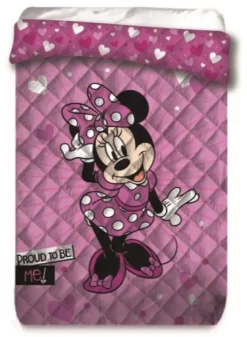Kinderdecke Disney Decke Minnie Mouse 140 X 200 Cm Polyester Steppdecke Rosa