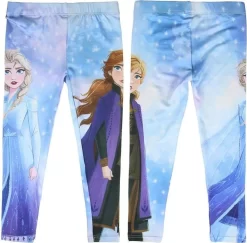 Disney Frozen 2 Eiskönigin Leggings Freizeithose, Blau Gr. 92