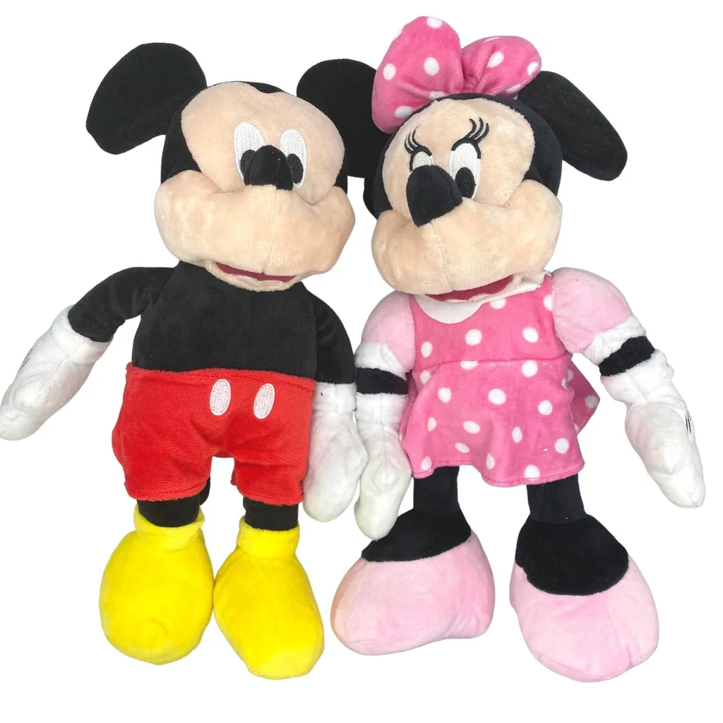 Disney Micky & Minnie Maus Im Set Ca.32cm Groß 3 Disney Micky & Minnie Maus Im Set Ca.32cm Groß – Bild 3