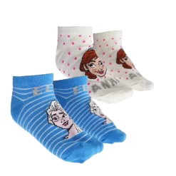 Disney Die Eiskönigin Elsa Anna Mädchen Kinder Kurze Socken Im 2er Pack – 27/30