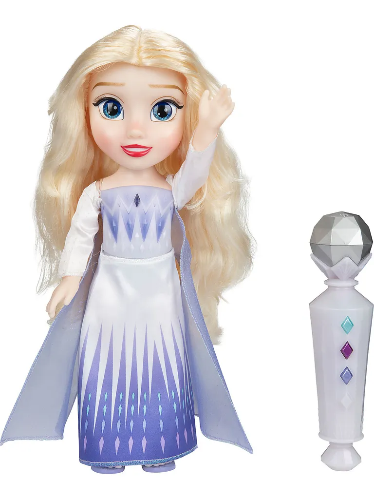 Disney Jakks Pacific Spielwaren Die Eiskönigin 2 - Sing Mit Mir" Elsa Puppe 35 Cm, Inkl. Mikrofon Licht Und Sound Stehpuppen Puppen Großpuppen" 2 Disney Jakks Pacific Spielwaren Die Eiskönigin 2 - Sing Mit Mir" Elsa Puppe 35 Cm, Inkl. Mikrofon Licht Und Sound Stehpuppen Puppen Großpuppen" – Bild 2