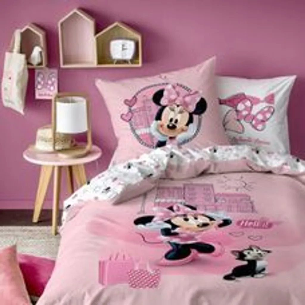 Bettwäsche Disney Minnie Mouse Downtown 80 X 80 Cm / 135 X 200 Cm 1 Bettwäsche Disney Minnie Mouse Downtown 80 X 80 Cm / 135 X 200 Cm