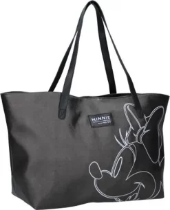 Disney StrandtascheShopper Minnie Mouse Mini Maus 33 Liter Polyester Schwarz