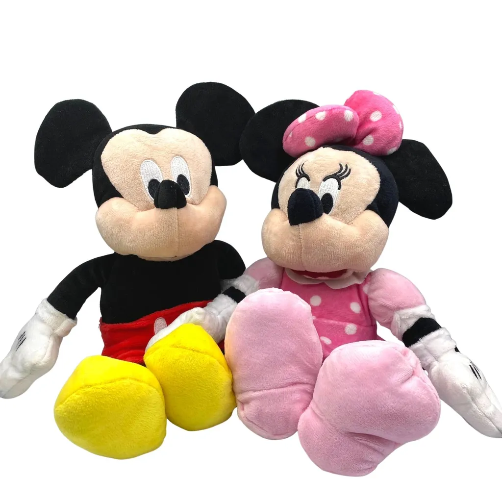 Disney Micky & Minnie Maus Im Set Ca.32cm Groß 2 Disney Micky & Minnie Maus Im Set Ca.32cm Groß – Bild 2