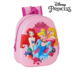 Kinderrucksack 3D Princesses Disney Rosa -Disney ca2469101105c17a7278107ca00916eb
