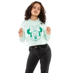 Disney - Kapuzenpullover Kurz Geschnitten Für Damen TV321 (M) (Seegrün) -Disney cbb79c3e1c39dd7c47d38f9b8ec00c1b