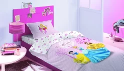 Disney Princess Mädchen Bettwäsche Wendebettwäsche Kinderbettwäsche 110x140cm Rosa Baumwolle -Disney ce2a2101e5ef57b8ecdfd20c09f3e25e