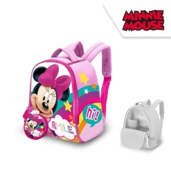 Disney Rucksack Minnie Mouse Mädchen 25 Cm Neopren, Rosa, Farbe:rosa