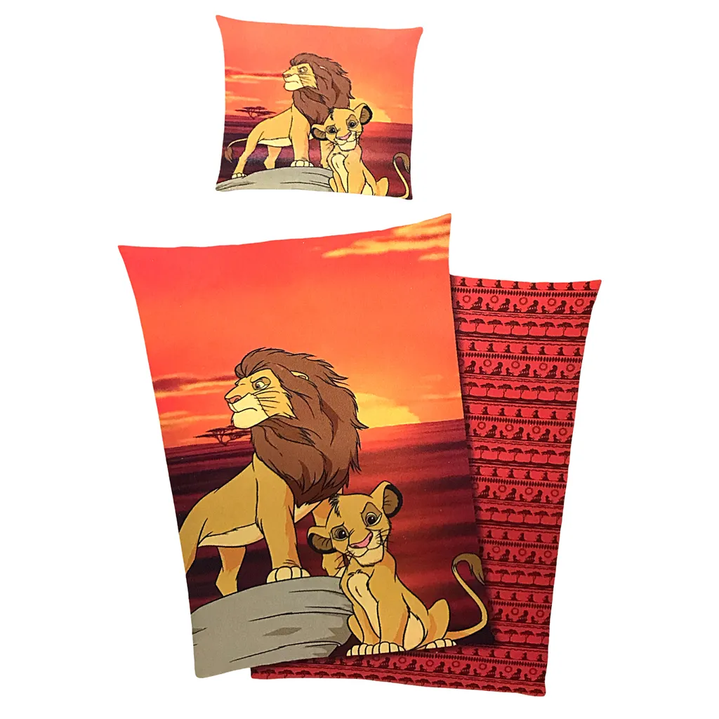 Lion King Kinderbettwäsche Set - König Der Löwen Bettwäsche 2-tlg. 135-140x200cm 1 Lion King Kinderbettwäsche Set - König Der Löwen Bettwäsche 2-tlg. 135-140x200cm