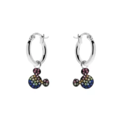 Disney Mickey Mouse Kinder Creolen Silber 925 Bunte Kristalle ES00033SRML -Disney df10c8623f39340b16993af13e0b7117