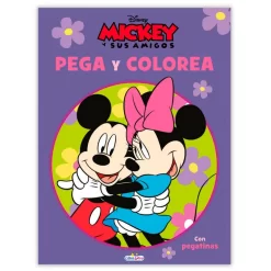 Disney Paste Und Farbe 12 Seiten + Aufkleber 21X28