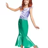 Kinderparty Disney Princess Arielle Kinderkostüm Classic S (4-6 Jahre) Kinderkostüme 100% Polyester Unterwasserwelt PTY_Karneval Mädchenkostüme