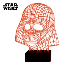 Disney Star Wars Nachtlicht – 3D-Lampe – Nachtlicht – LED-Lampe – Darth Vader – Starwars – Für Kinder Und Erwachsene