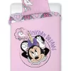 Disney Minnie Maus Unicorn Wende Bettwäsche Kopfkissen Bettdecke Für 135x200 Cm