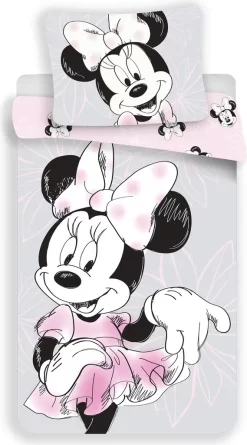 Disney Minnie Mouse Bettbezug, Beautiful - 140 X 200 Cm + 70 X 90 Cm - Baumwolle