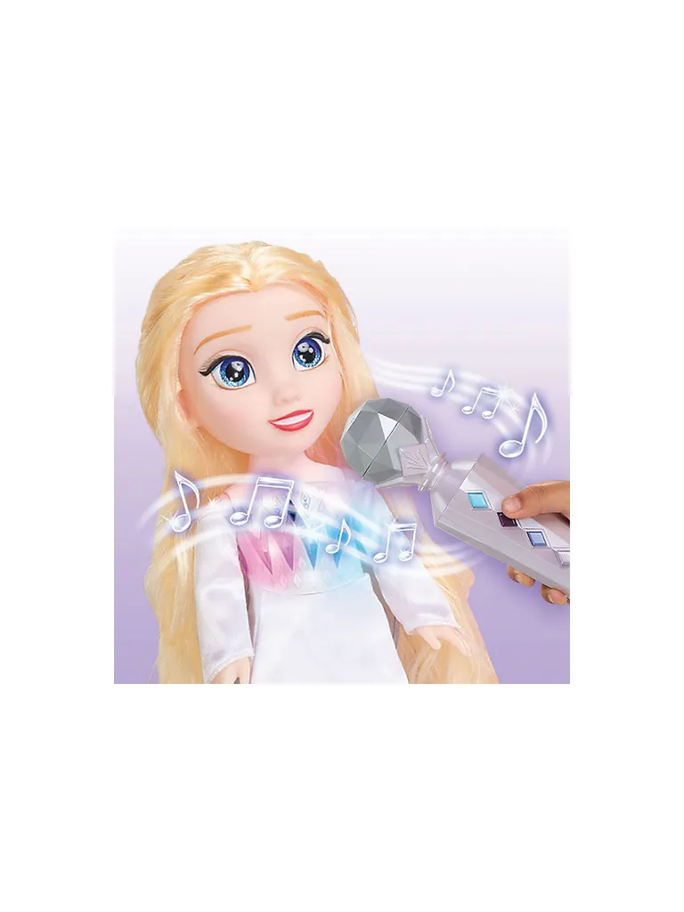 Disney Jakks Pacific Spielwaren Die Eiskönigin 2 - Sing Mit Mir" Elsa Puppe 35 Cm, Inkl. Mikrofon Licht Und Sound Stehpuppen Puppen Großpuppen" 7 Disney Jakks Pacific Spielwaren Die Eiskönigin 2 - Sing Mit Mir" Elsa Puppe 35 Cm, Inkl. Mikrofon Licht Und Sound Stehpuppen Puppen Großpuppen" – Bild 7